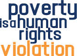 Stock Image - Poverty is a human rights violation