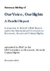 Publication cover - Our Voice Our Rights_Summary Briefing_Nov 2014_FINAL
