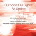 Publication cover - Update to Our Voice Our Rights (May 2015)